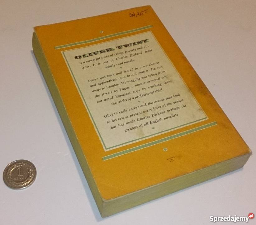 Charles Dickens Oliver Twist Książka Angielski Pozostałe