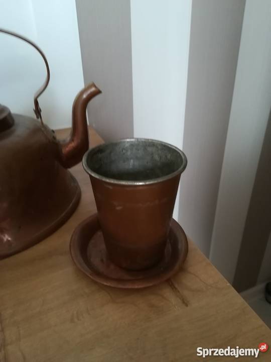 Piękny miedziany zestaw pomorskie Tczew