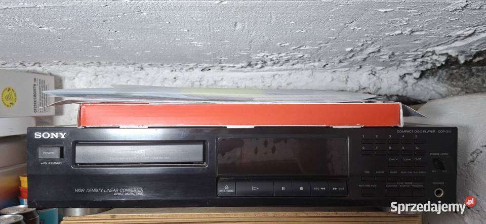 CD SONY CDP211 z lat 90tych Sprawny Odtwarzacze CD i MD lubuskie Zielona Góra