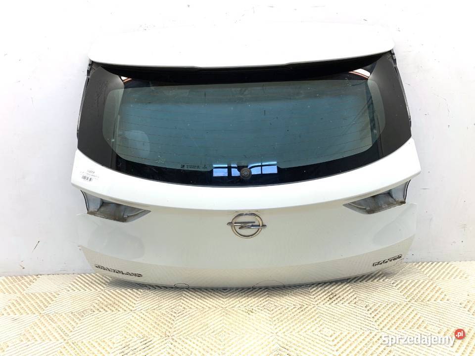 KLAPA TYŁ OPEL GRANDLAND SUV BIAŁA PERŁA TYLNA osobowe