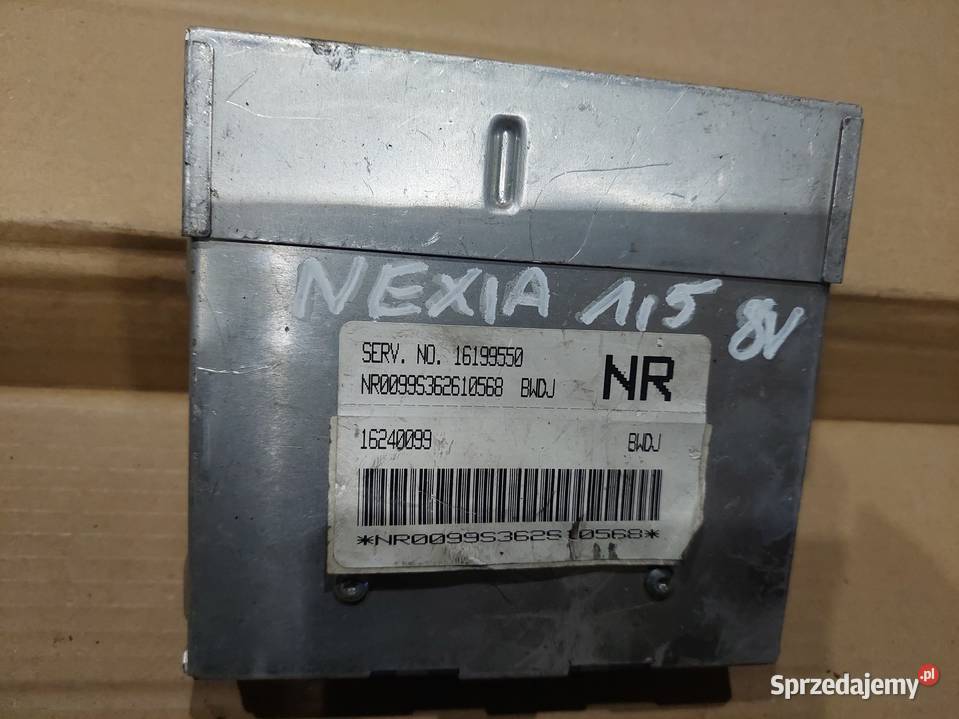 DAEWOO NEXIA komputer sterownik 16199550 osobowe Komputery sprzedam