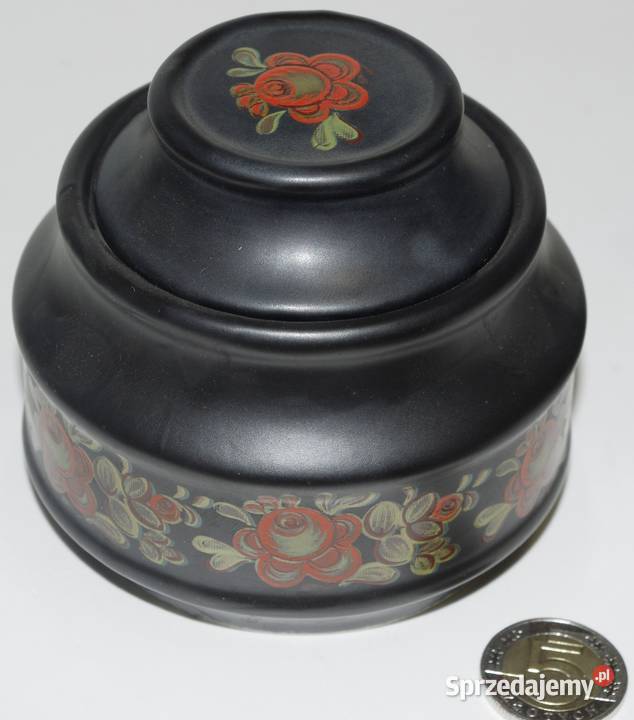 Duży serwis kawowy dekoracyjny wady Szkło Czeladź