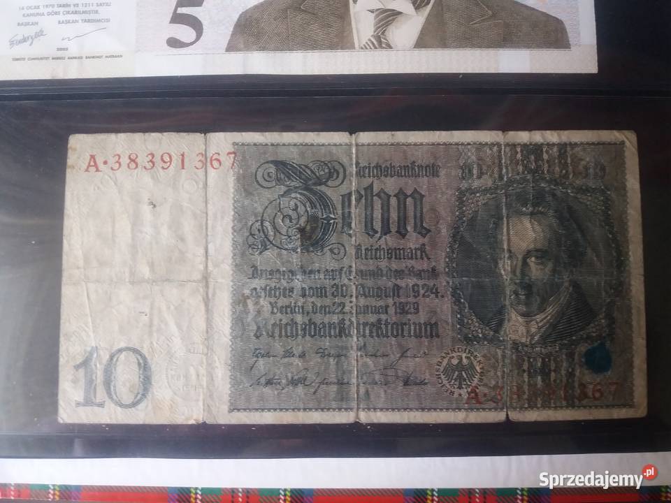 Banknot Niemcy Będzin