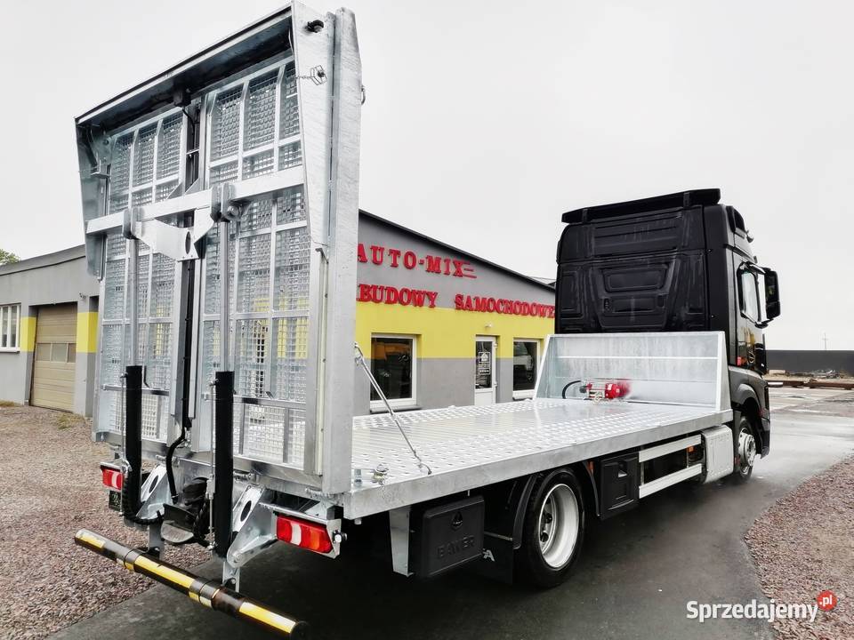 Mercedes NOWE NADWOZIE rampa hydrauliczna pomoc Autolawety