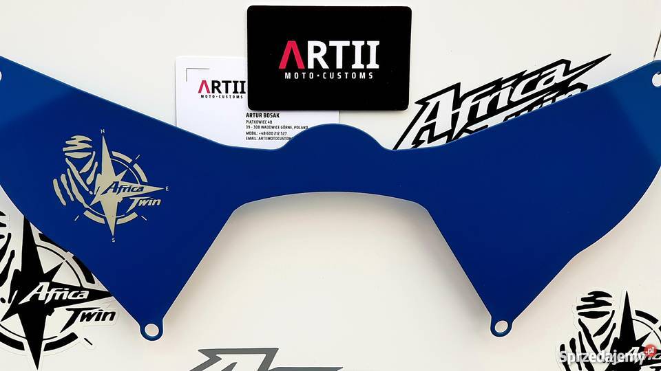 Forkshield METAL AfricaTwin 1000 DG DAK BLUE Akcesoria Piątkowiec