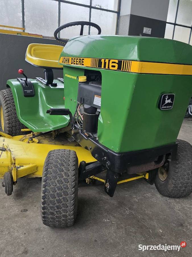 Traktorek kosiarka john deere 116 Września