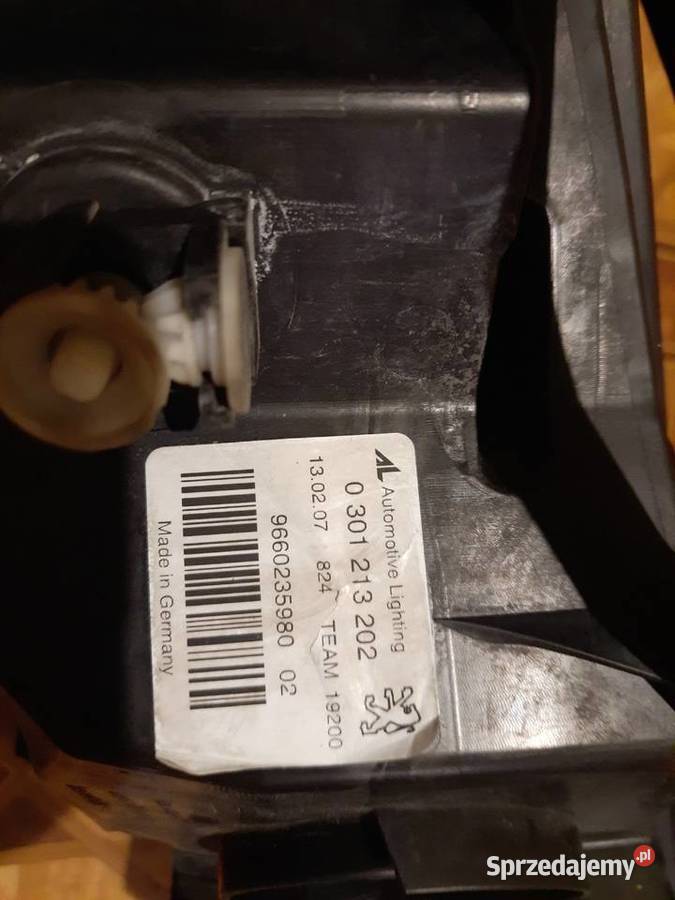 Lampy Peugeot 407 Oświetlenie małopolskie Chodów