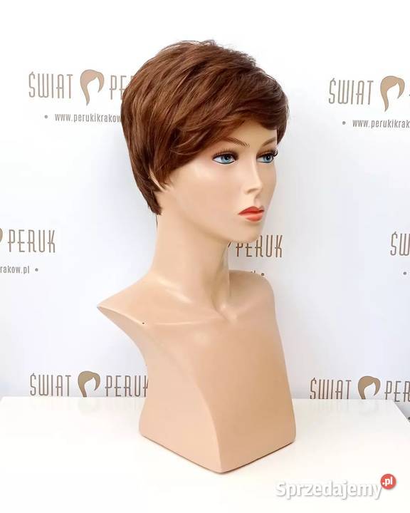 Krótka peruka syntetyczna Morawica