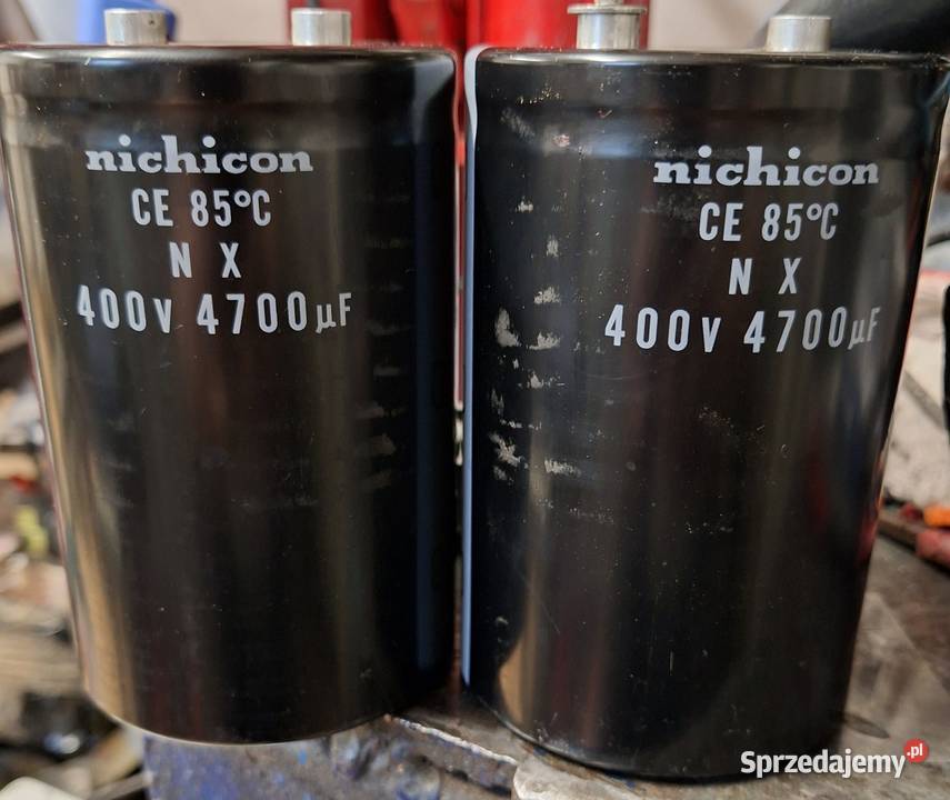 Kondensatory Nichicon 4700mf 400V Elektronika Bielsko-Biała