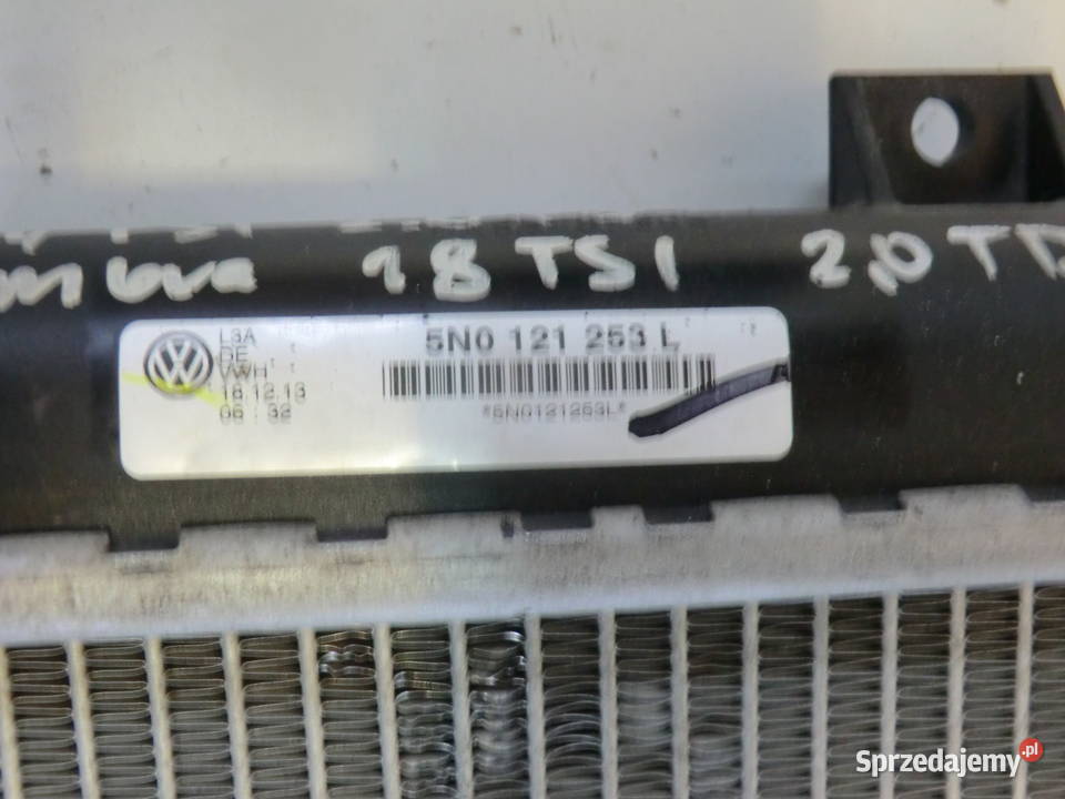 VOLKSWAGEN TIGUAN CHŁODNICA 5N0121253L Krzeszowice