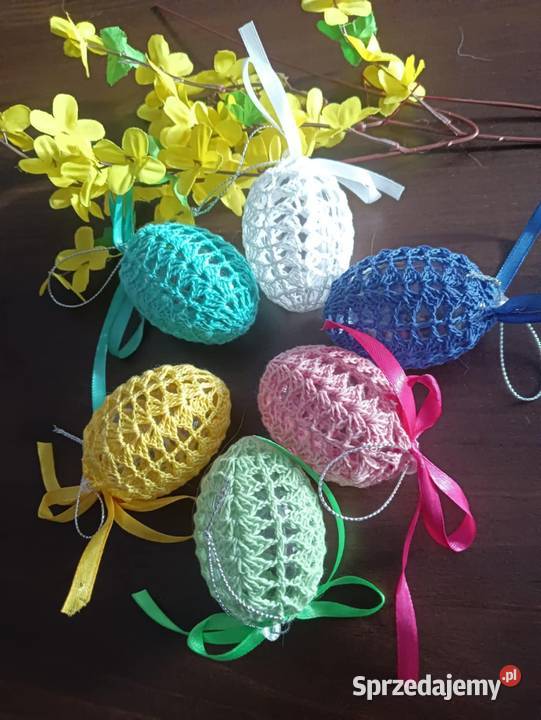 Koszulki szydełkowe na jajka dolnośląskie Bolesławiec sprzedam