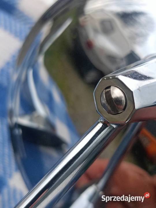 Lusterka chromowane klasyk zabytek retro opolskie Świerczów