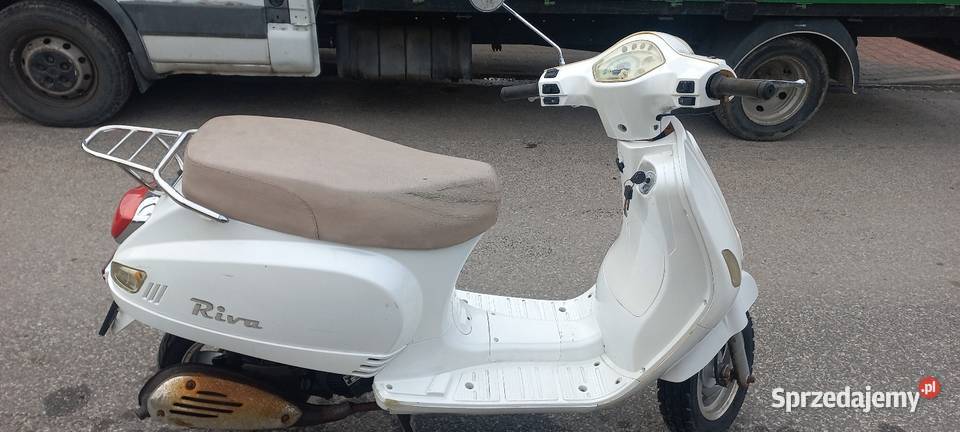 LA SURIS ładny biały kolor gażnik Vespa Zadbany Pozostałe Motoryzacja Skaryszew