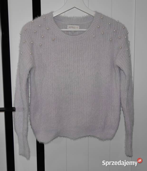 Apricot śliczny sweterek perełki 34 XS Wrocław sprzedam