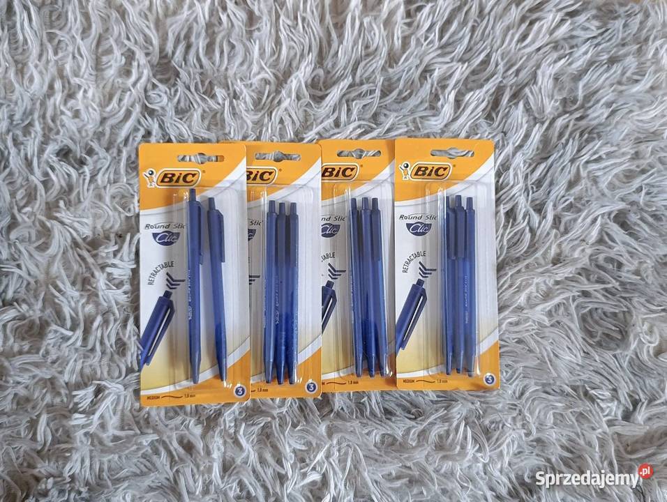 Długopisy zestaw 4 paczki