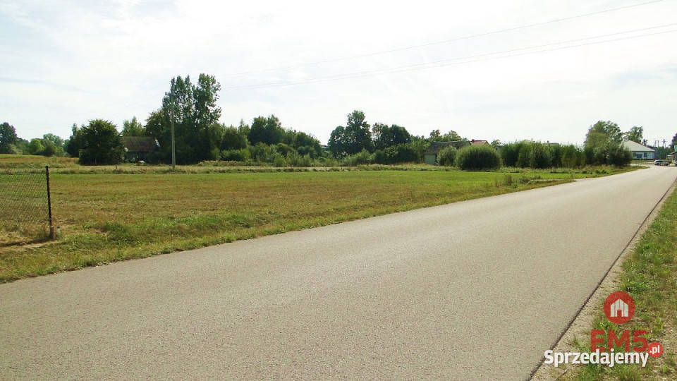 sprzedaży gruntu 1500m2 Hołówki Duże