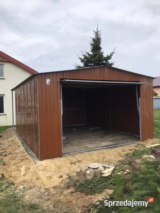 Garaże blaszane 4x5 PRODUCENT OGÓLNOPOLSKI 15m2