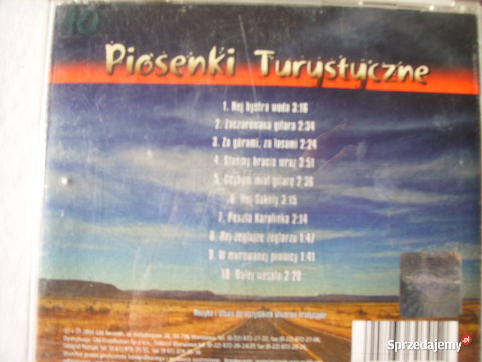 SKladanka 10 utworow CDPIOSENKL TURYSTYCZNE 2004 Wołów