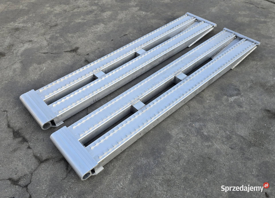 Najazdy aluminiowe 5 ton 2800x380x90mm mocowanie Lubanie