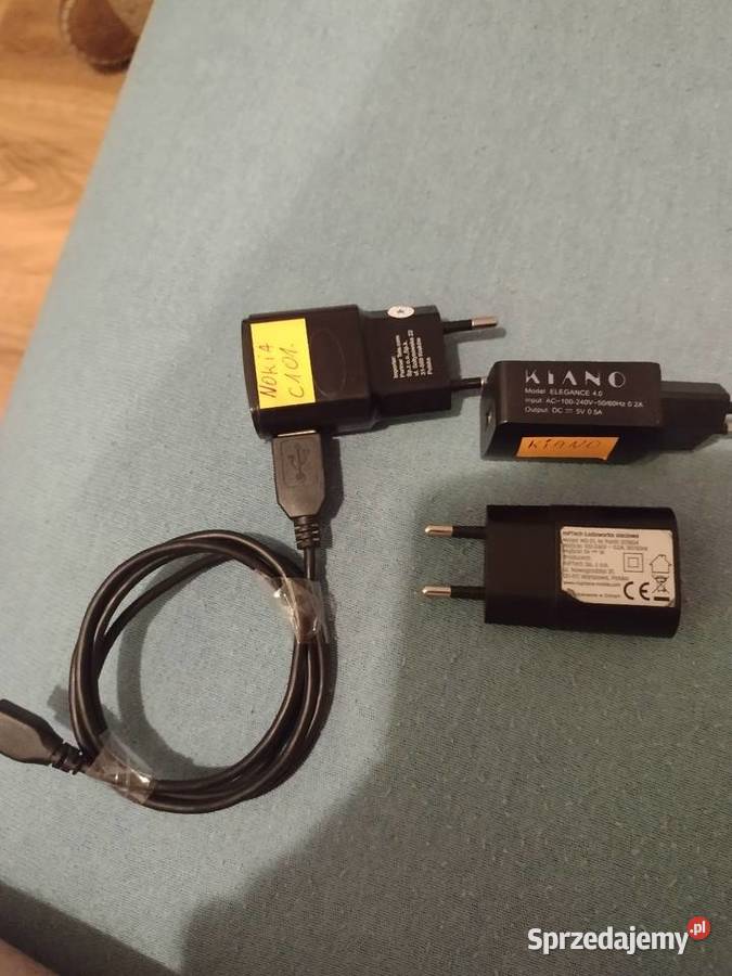 Ładowarki sieciowe Nokia C101 Hammer i Kiano Komorów