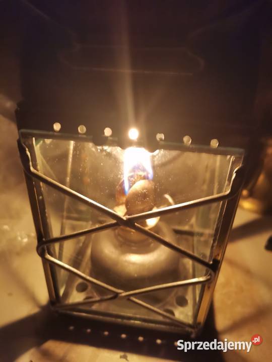 Stara kolejowa lampa na nafte Art Deco Kraków sprzedam