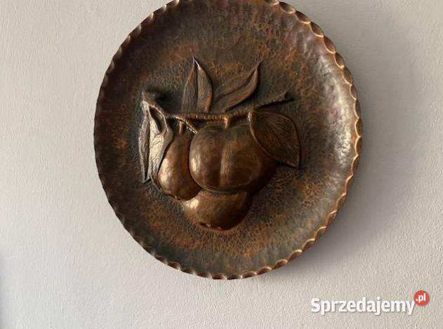 Stara patera wisząca z miedzi Łódź sprzedam