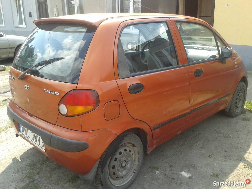 Sprzedam Daewoo Matiz 98r nieuszkodzony Zgierz