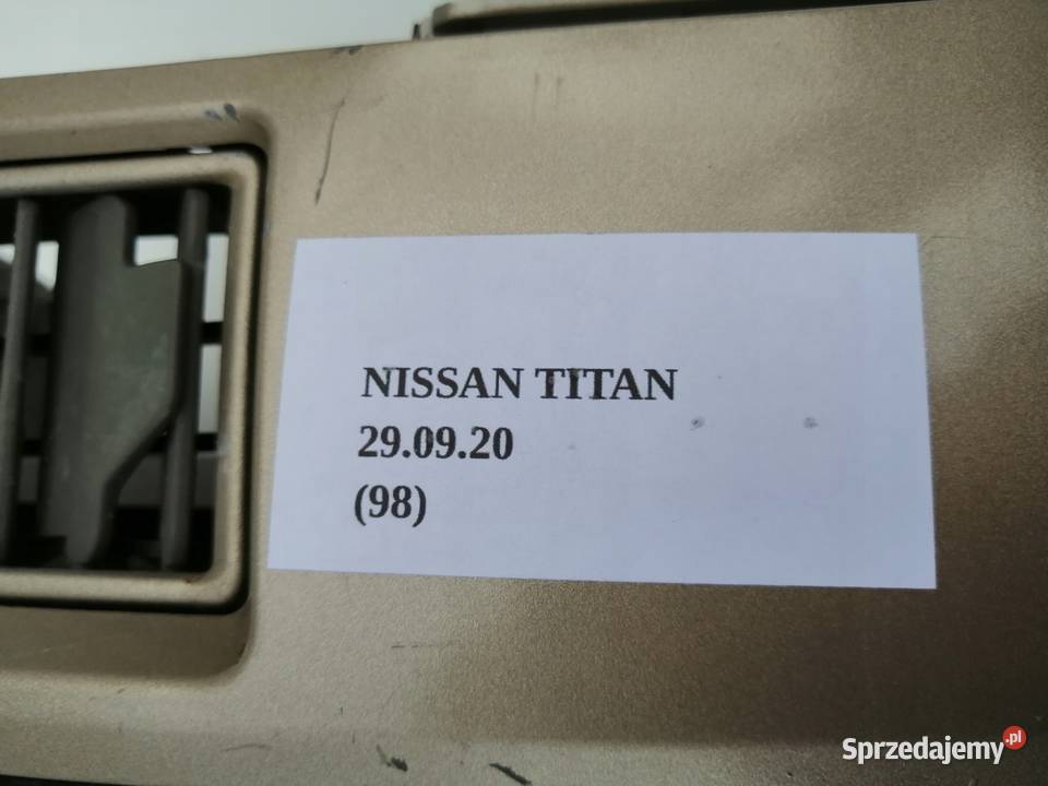 PANEL KONSOLA ŚRODKOWA NISSAN TITAN ARMADA Nowy Tomyśl