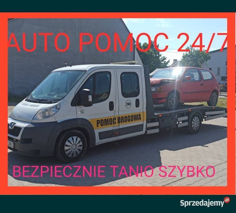 Pomoc drogowa holowanie transport laweta Giżycko