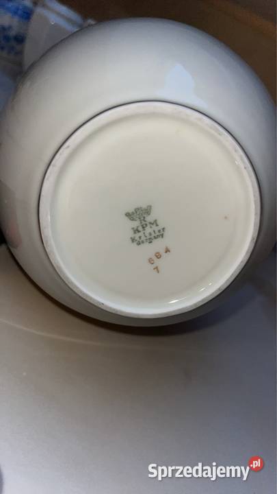 Wazon porcelanowy Syg KPM Krister Germany Lata Gdańsk