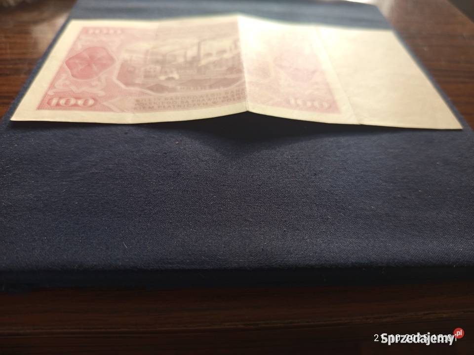 Banknot 100 złotych Seria EE Numizmatyka Nakło nad Notecią