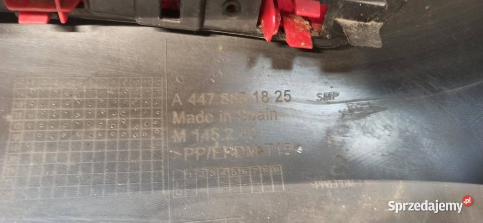 MERCEDES VITO V W447 ZDERZAK TYŁ TYLNY ŚREDNI dolnośląskie sprzedam
