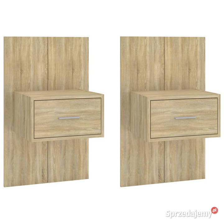 Wiszące szafki nocne 2 dąb sonoma WM810978