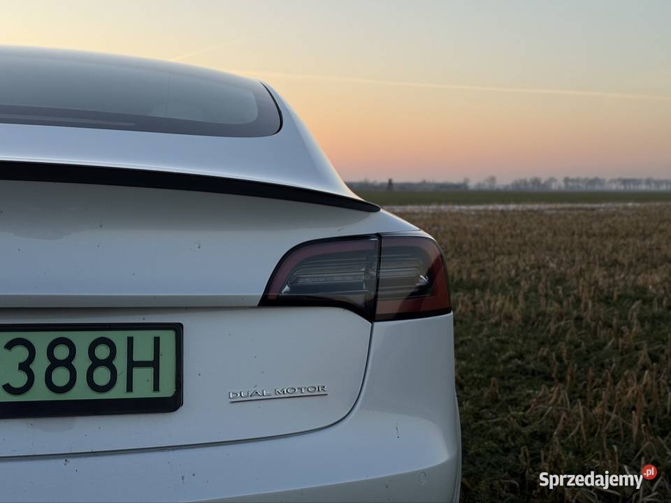 Tesla Model 3 Performance Gwarancja 2029 asystent parkowania Poznań