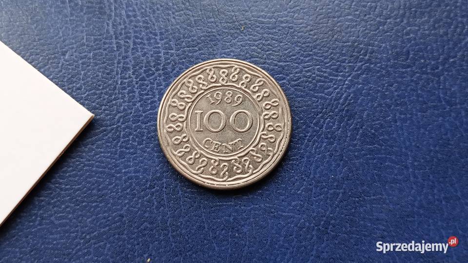 Stare monety 100 cent 1989 Surinam podkarpackie