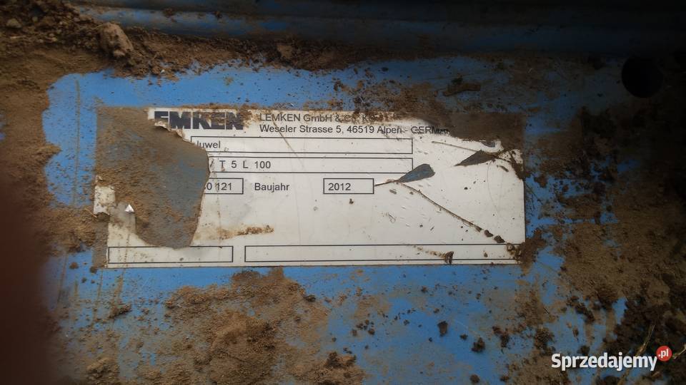 Lemken juwel vario 5 skib Miłakowo