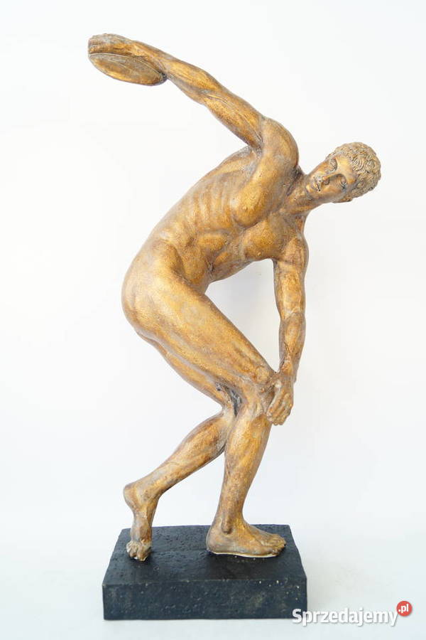 Duża Figura Dyskobol wg Myrona Rzeźba Gizałki sprzedam