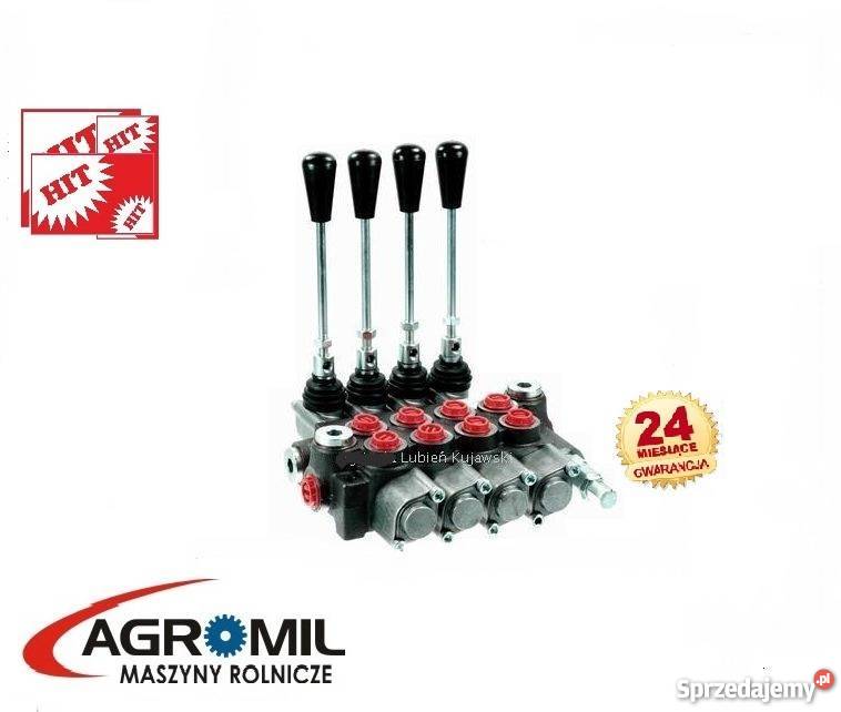 Rozdzielacz hydrauliczny 4 sekcyjny 80L Rogóźno