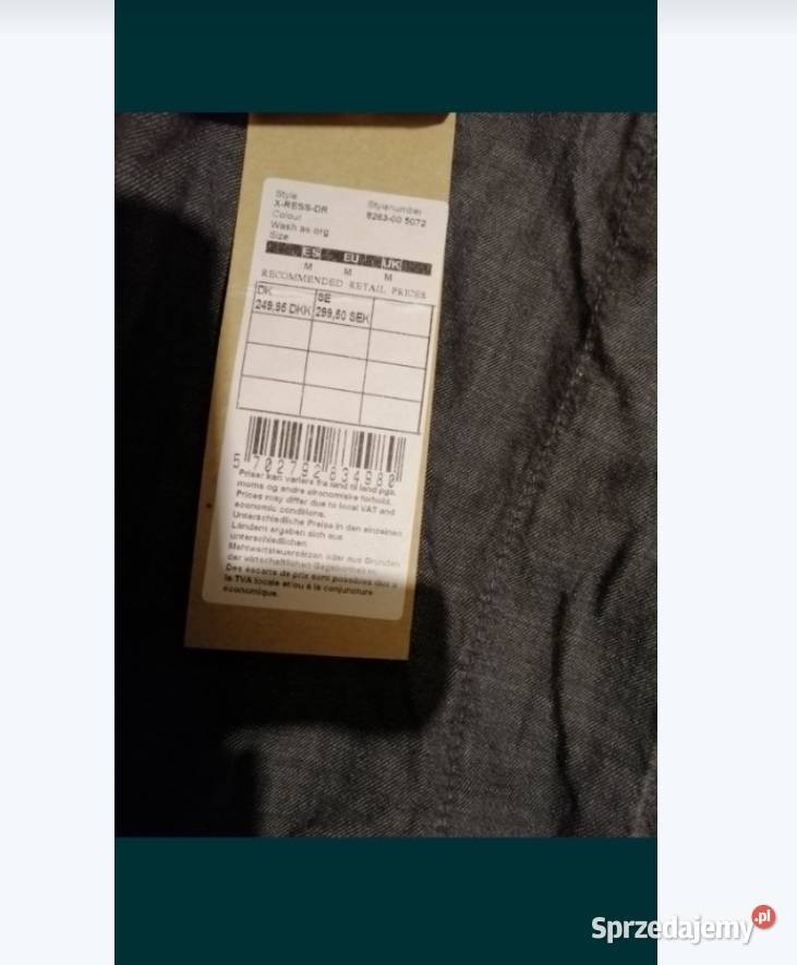 ICHI Sukienka Dżinsowa Jeansowa krótka S M NOWA Spódnice i sukienki Moda i Styl Leszno sprzedam