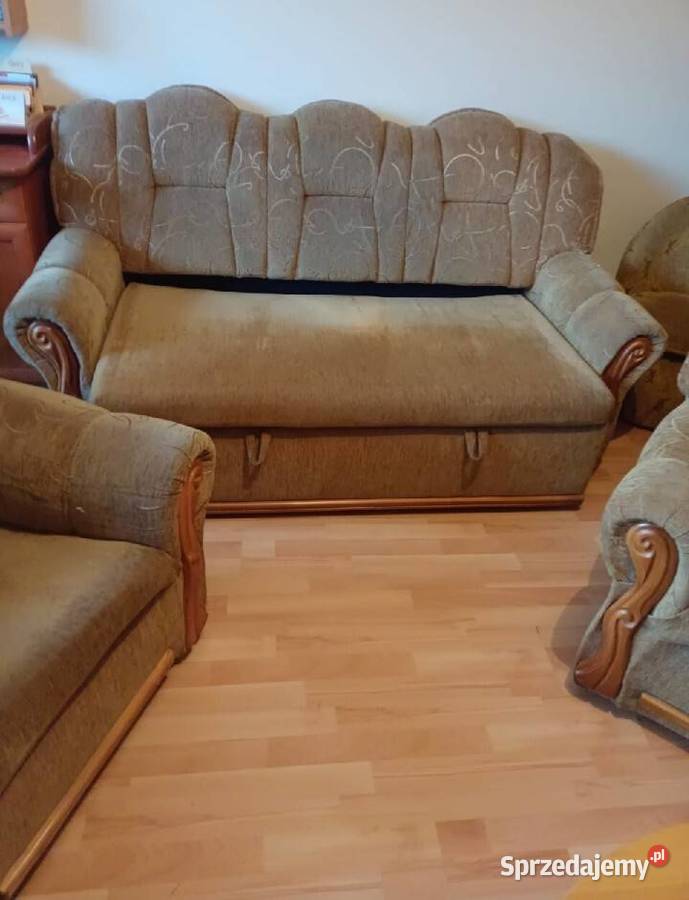 Zestaw komplet wypoczynkowy sofa kanapa 2 x Rajcza