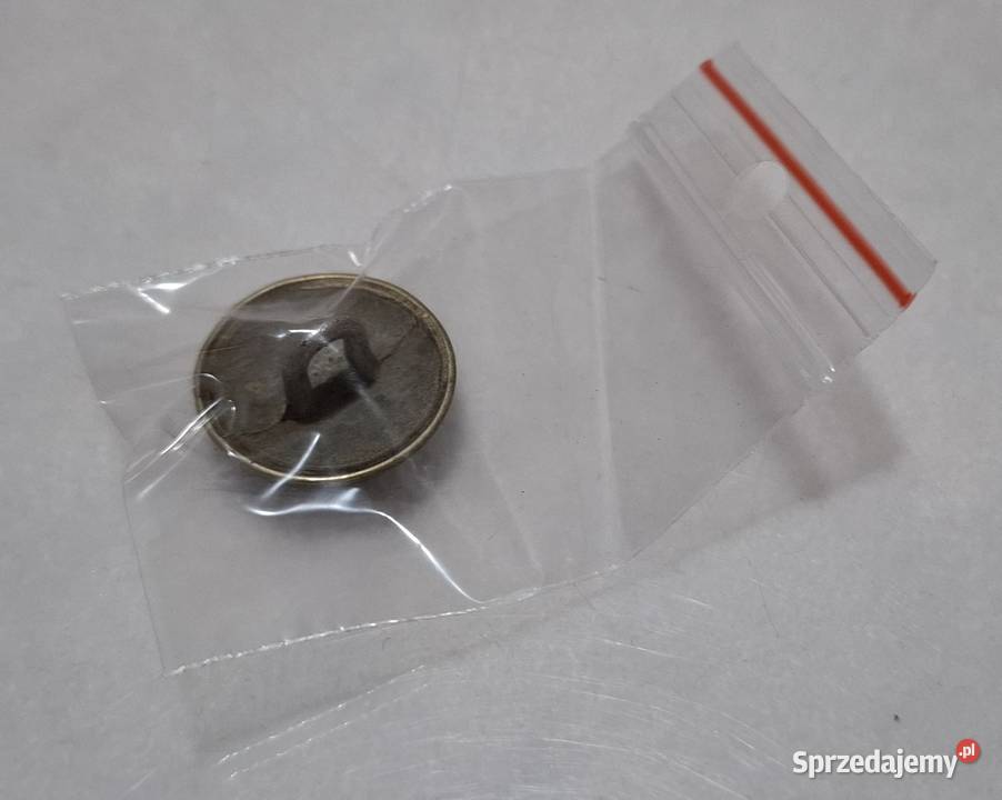 Guzik na stopce orzeł bez korony 22x12mm śląskie Czeladź