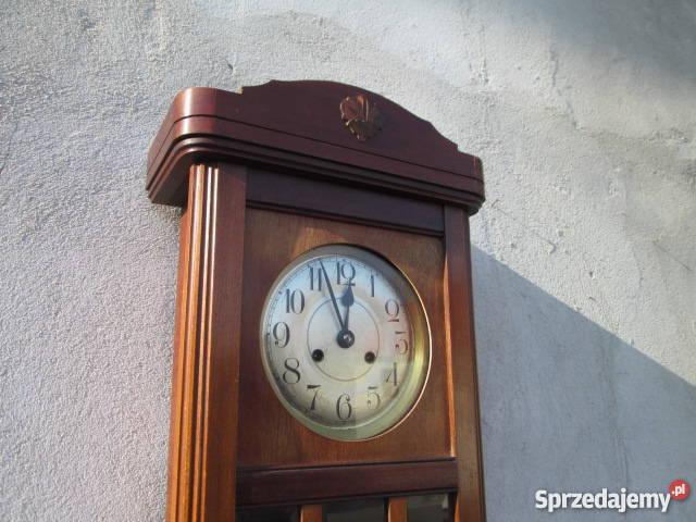 Zegar ścienny orzech antyk Gliwice