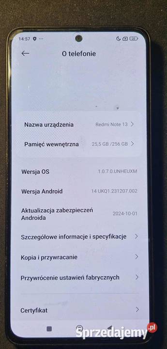 XIAOMI REDMI 13 256 gb Łódź