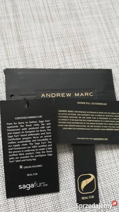 puchowa kurtka Andrew Marc USA Kurtki i płaszcze Sosnowiec