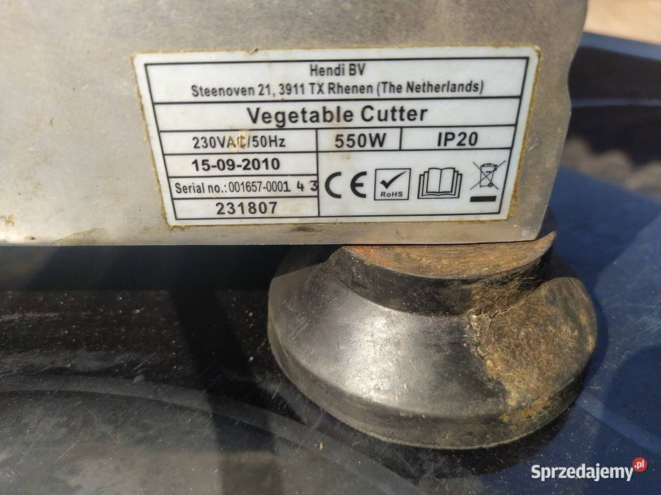 Szatkownica do warzyw Hendi bez tarcz Wrocław
