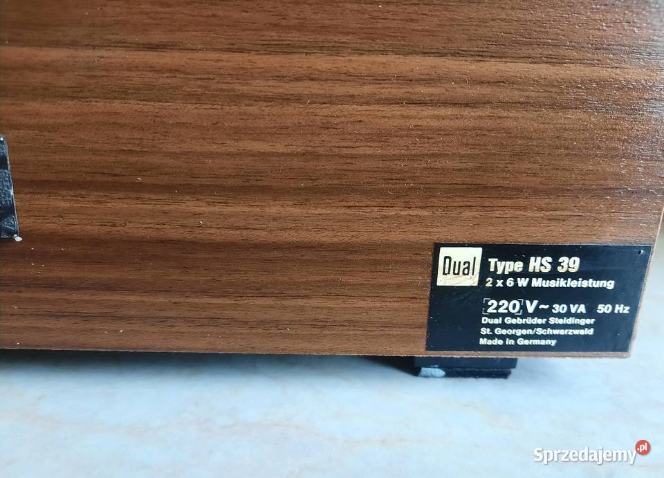 Wzmacniacz Dual HS 39 Qadroeffect na germanach Piasek