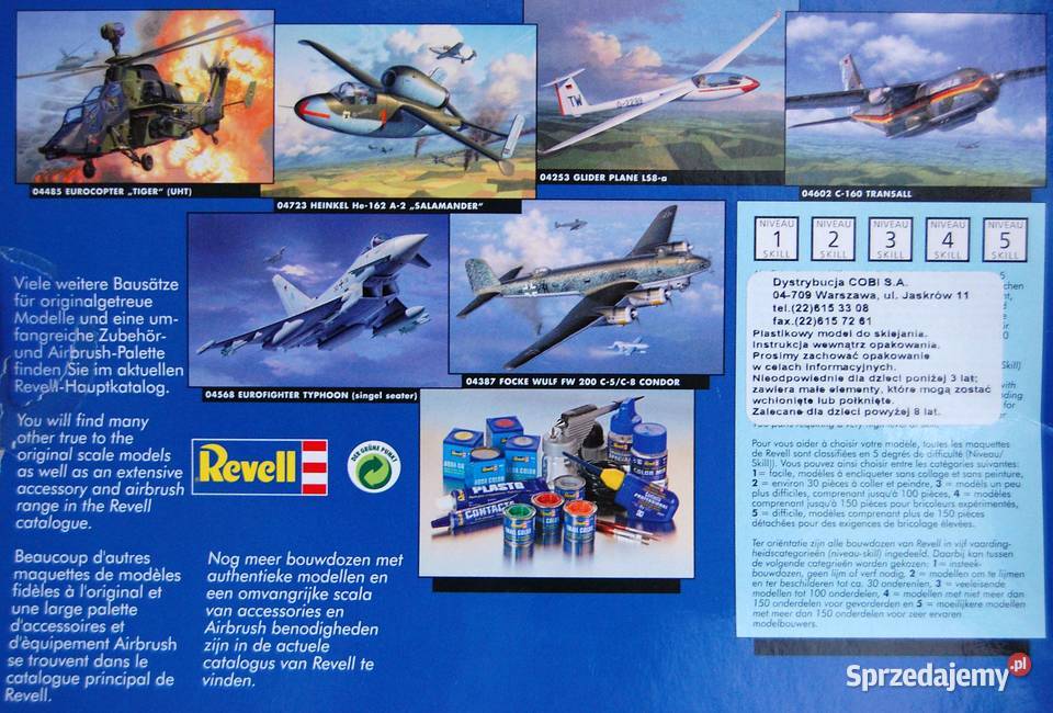 Model samolotu Revell Supermarine Spitfire Mk V lubelskie