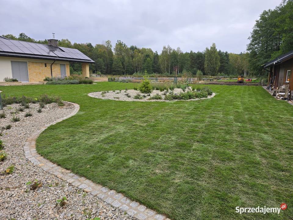 zakładanie Budowa Ogrodów Lubartów Trawniki