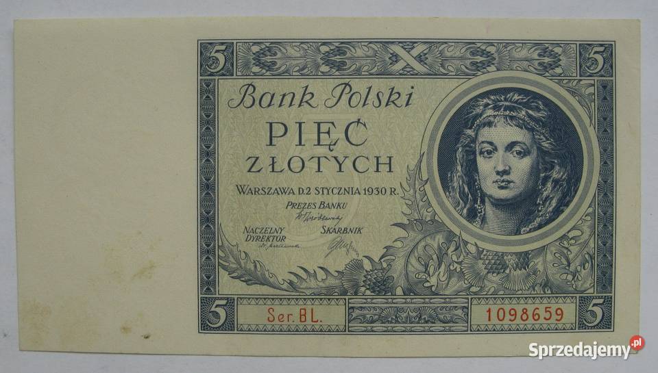 5 złotych 1930 10 złotych 1929 zestaw 3 Dąbrowa Górnicza