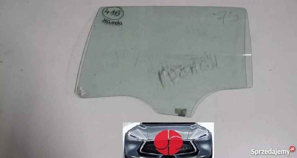 MAZDA 6 I KOMBI SZYBA BOCZNA DRZWI TYŁ LEWY osobowe Nowy Tomyśl